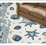 Contemporary Abstract Seaside Lines(White)