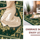 Luxurious Abstract Ogee Imprint(Green)