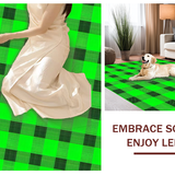 Contemporary Checkered Elegance(Green)