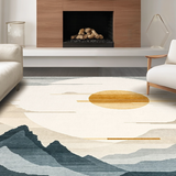 Contemporary Earthy Geometric Touch(Beige)