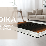 Ultra Soft Area Rug, Non Slip, Stain Resistant, Washable Area Rugs for Living Room, Bedroom, Luxe Cozy Farmhouse Vibe(Brown)