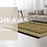 Ultra Soft Area Rug, Non Slip, Stain Resistant, Washable Area Rugs for Living Room, Bedroom, Neutral Toned Leopard Pattern(Beige)