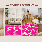 Funky Heart Shaped Accent(Pink)