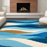 Lively Coastal Splash Visual(Blue)