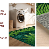 Ultra Soft Area Rug, Non Slip, Stain Resistant, Washable Area Rugs for Living Room, Bedroom, Elegant Rich Green Modern Aesthetic(Green)