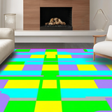 Lively Pink and White Checker(Green)