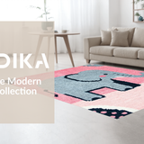 Charming Whimsical Elephant Artwork(Pink)