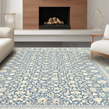 Charming Ivory Vintage Vibes(Blue)