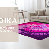 Charming Pink Purple Abstract Blend(Pink)