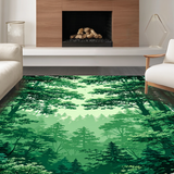 Cozy Textured Forest Design(Green)