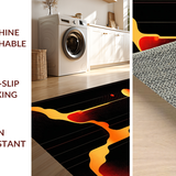 Unique Abstract Flame Inspired Motif(Red)