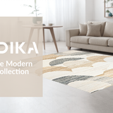 Ultra Soft Area Rug, Non Slip, Stain Resistant, Washable Area Rugs for Living Room, Bedroom, Rustic Minimalist Beige Texture(Beige)