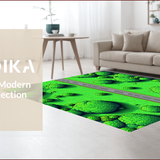 Ultra Soft Area Rug, Non Slip, Stain Resistant, Washable Area Rugs for Living Room, Bedroom, Traffic Road Play Mat(Green)