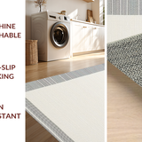Clean Cut Striped Visual Harmony(Ivory)