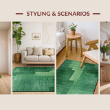 Contemporary Textured Round Shape(Green)