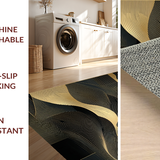Elegant Gold and Black Geometric(Black)