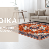 Artful Color Blocked Symmetrical Style(Red)