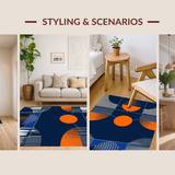 Eclectic Colorful Modern Texture Blend(Blue)