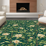 Sophisticated Floral Geometric Fusion(Green)