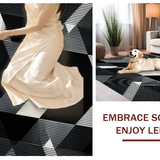 Artistic Geometric Tiled Composition(Black)