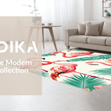 Bright Pink and Earthy Tones Motif(Pink)