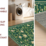 Sophisticated Floral Geometric Fusion(Green)