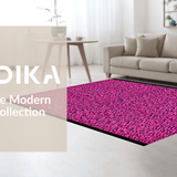 Ultra Soft Area Rug, Non Slip, Stain Resistant, Washable Area Rugs for Living Room, Bedroom, Feminine Blush Animal Print Aesthetic(Pink)