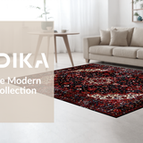 Cozy Earth Tone Trellis Style(Red)