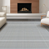 Ultra Soft Area Rug, Non Slip, Stain Resistant, Washable Area Rugs for Living Room, Bedroom, Contemporary Grey and White Pattern(Gray)