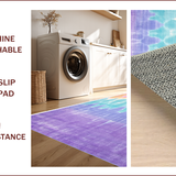 Ultra Soft Area Rug, Non Slip, Stain Resistant, Washable Area Rugs for Living Room, Bedroom, Playful Pastel Cloud Motif(Pink)