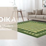 Cozy Earthy Toned Shaggy Design(Green)