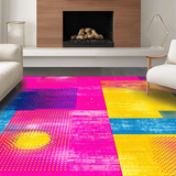 Chic Whimsical Color Burst Motif(Pink)