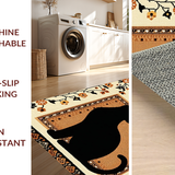 Ultra Soft Area Rug, Non Slip, Stain Resistant, Washable Area Rugs for Living Room, Bedroom, Artful Coir Message Mat(Beige)