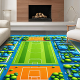 Colorful Urban Playland Aesthetic(Blue)