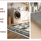 Southwestern Textured Geometric Charm(Gray)