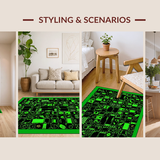 Whimsical Nature Inspired Design(Green)