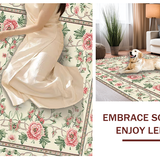 Whimsical Floral Tapestry Effect(Beige)