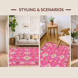 Stylish Rustic Floral Print Concept(Pink)