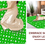 Elegant Striped Clover Aesthetic(Green)