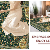 Luxurious Green Medallion Design(Green)