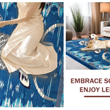 Dynamic Blue and Gray Ethnic Style(Blue)