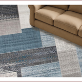 Ultra Soft Area Rug, Non Slip, Stain Resistant, Washable Area Rugs for Living Room, Bedroom, Chic Taupe Geometric Aesthetic(Gray)