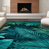 Artistic Earthy Medallion Layout(Blue)