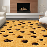 Charming Round Treat Motif Design(Beige)