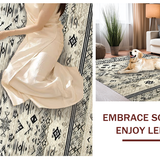 Contemporary Textured Round Surface(Gray)