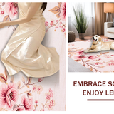 Ultra Soft Area Rug, Non Slip, Stain Resistant, Washable Area Rugs for Living Room, Bedroom, Chic Shag Rose Elegance(Pink)
