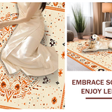 Cozy Rustic Ogee Textured Style(Beige)