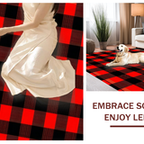 Artful Checkered Play Area(Red)