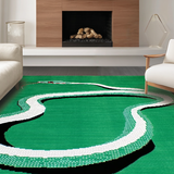 Bold Artistic Emerald Snake Aesthetic(Green)