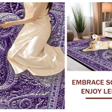 Ultra Soft Area Rug, Non Slip, Stain Resistant, Washable Area Rugs for Living Room, Bedroom, Deep Ocean Monster Area Rug(Purple)
